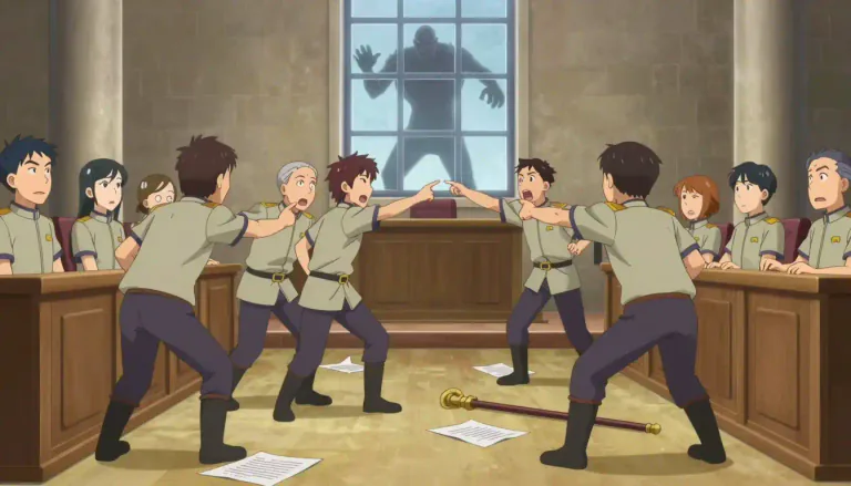 Visual representation of "infighting" - Disagreement or conflict within a group, organization, or a team.