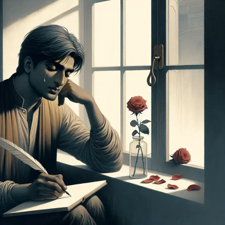 Visual representation of "lachrymose" - Causes sadness or tears