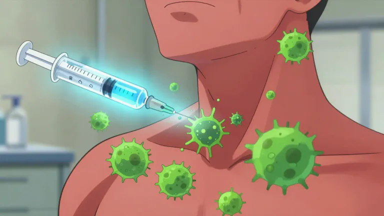 Visual representation of "penicillin" - A kind of medication used to kill bacteria and cure infections.