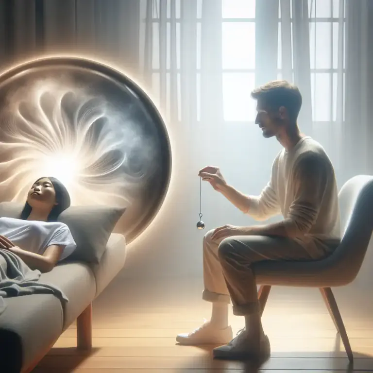 Visual representation of "hypnotism" - The therapeutic practice of hypnosis, used especially in psychology and medicine.