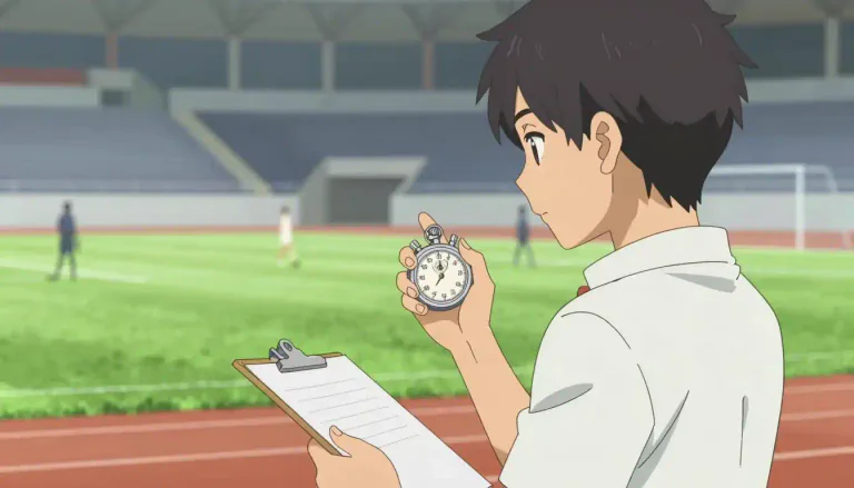 Visual representation of "timekeeper" - A person who measures or records the amount of time taken by a process or activity.