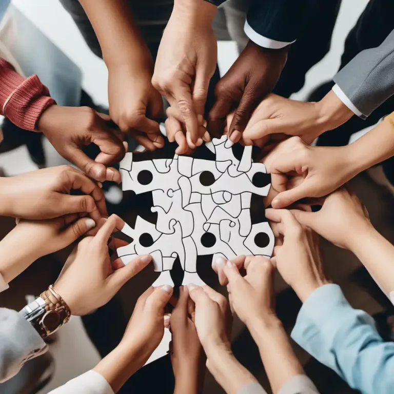 Visual representation of "mutuality" - In finance, it's when an organization is owned and operated by the people who use its services