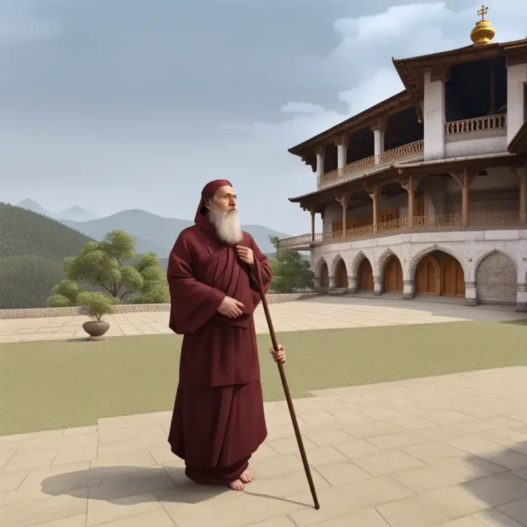 Visual representation of "prior" - A person who is in charge of a priory or monastery.