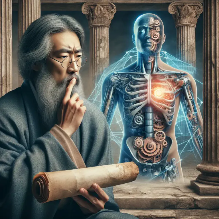 Visual representation of "machinist" - An actor or follower of the philosophy of La Mettrie, who held that the soul is a function of the body which is a machine