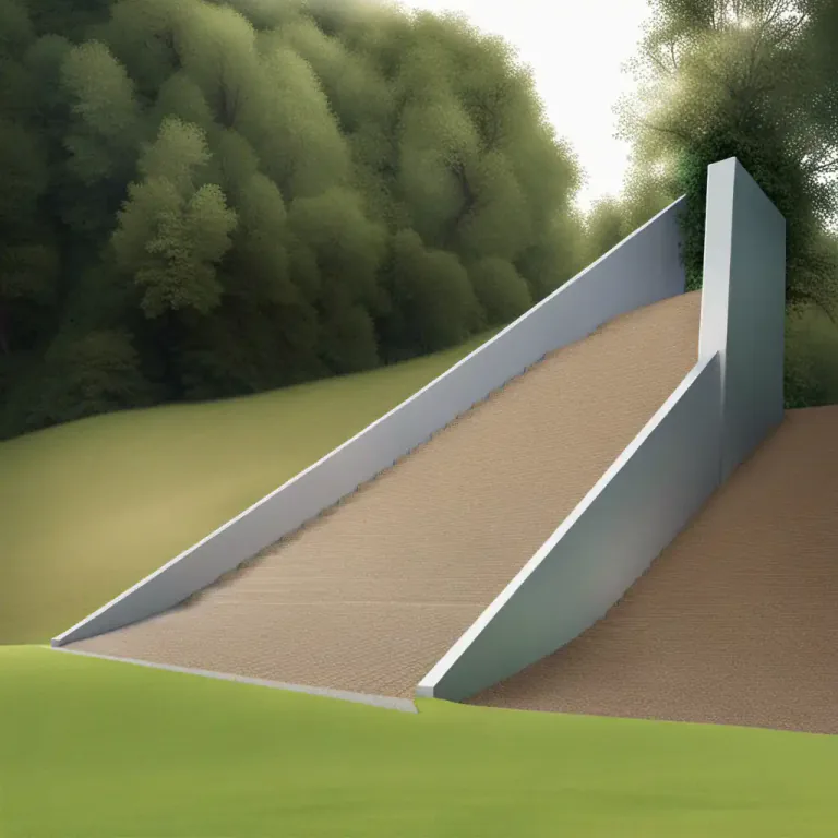 Visual representation of "incline" - To lean, tilt or slope
