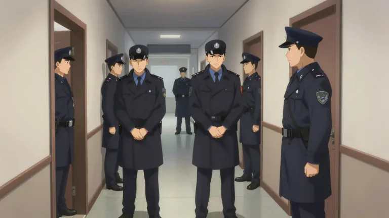 Visual representation of "gestapo" - The secret police of the Nazi regime responsible for political oppression and terrorist tactics.