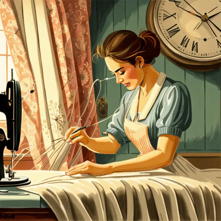Visual representation of "run up" - To sew something quickly