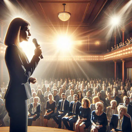 Illustration for Public Speaking