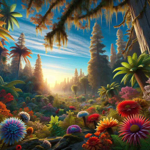 Illustration for Predominant Flora