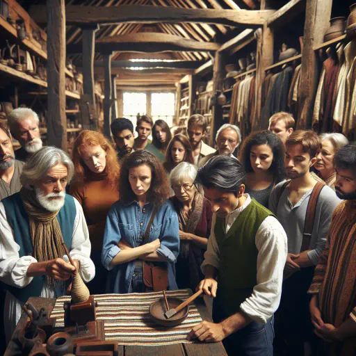 Illustration for Textile Process