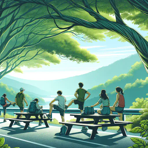 Illustration for Resting Point