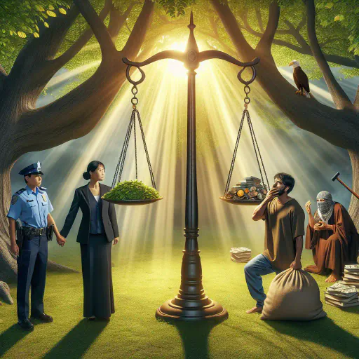 Illustration for Justice Over Revenge