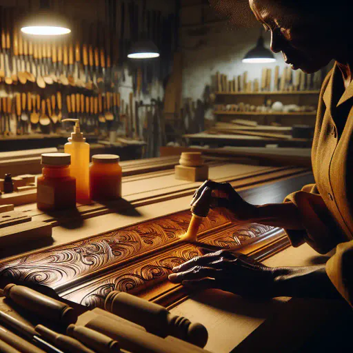 Illustration for Wood Finishing