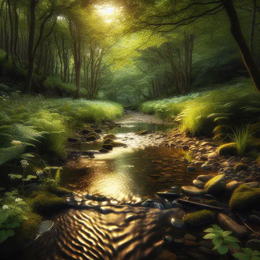 Illustration for Serene Imagery