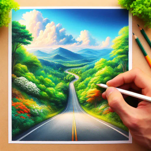 Illustration for 3D Illusion
