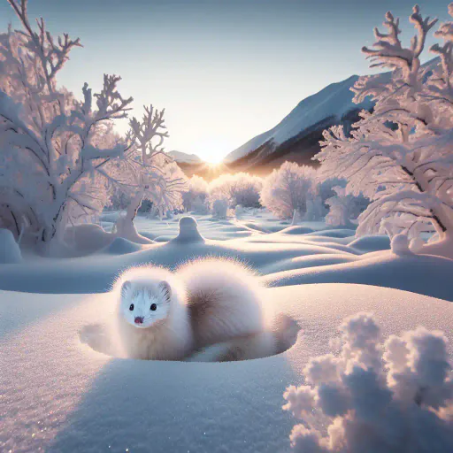 Illustration for Seasonal Fur