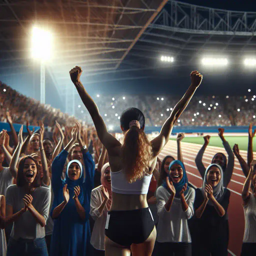 Illustration for Enthusiastic Crowds