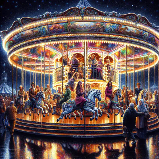 Illustration for Festival Setting