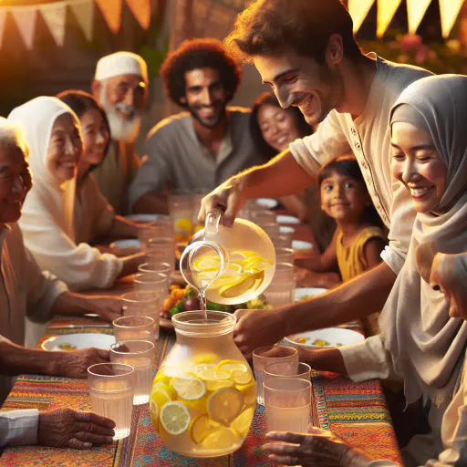 Illustration for Serving Etiquette