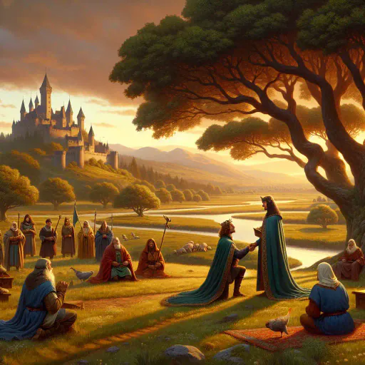 Illustration for Feudal System
