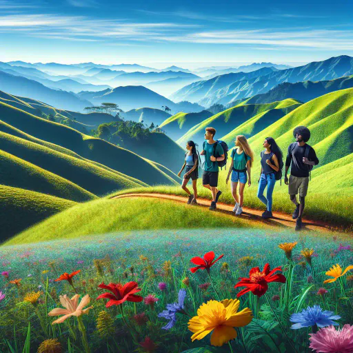 Illustration for Natural Scenery