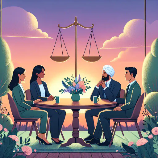 Illustration for Justice System