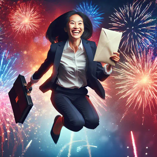 Illustration for Positive excitement