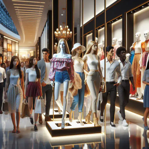 Illustration for Fashion Stores