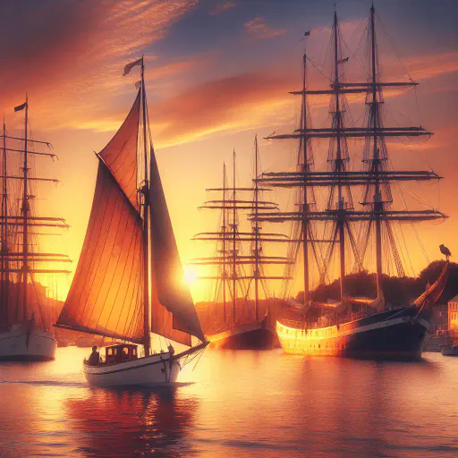 Illustration for Single-masted