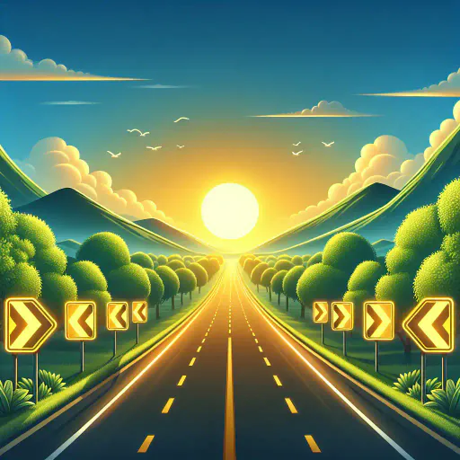 Illustration for Road Signage