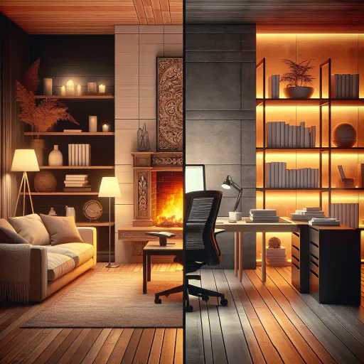 Illustration for Home vs. Office