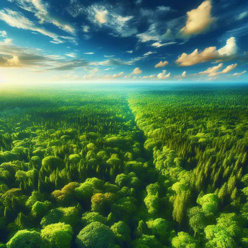 Illustration for Natural Setting