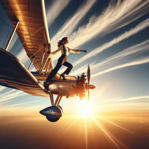 Illustration for Aviation Stunt