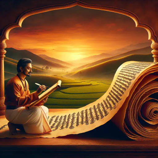 Illustration for Ancient Language