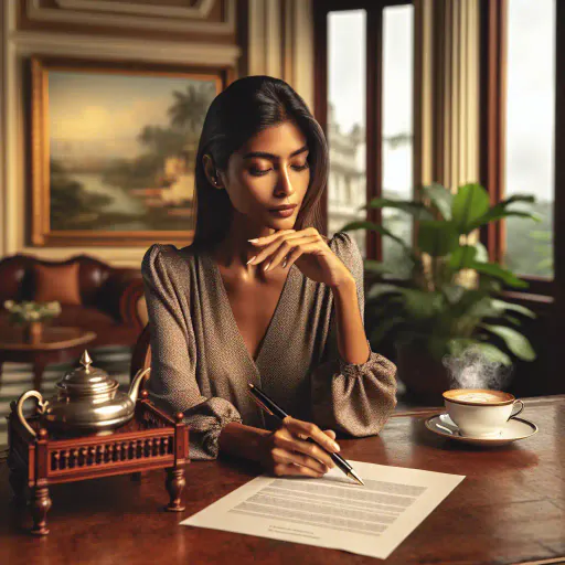 Illustration for Serious Decision