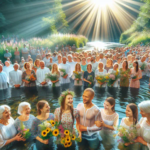 Illustration for Adult Baptism