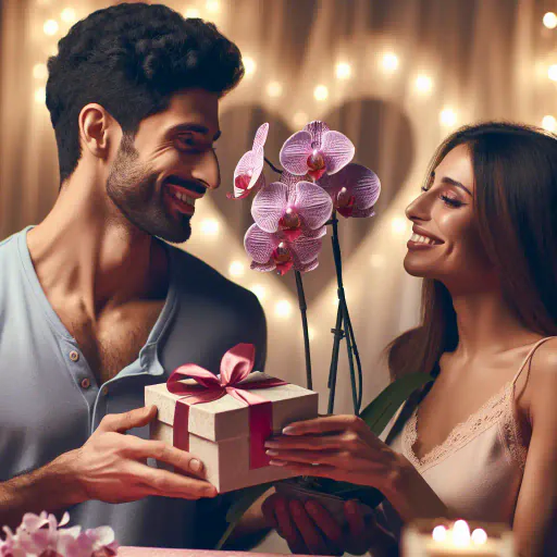 Illustration for Floral Gift