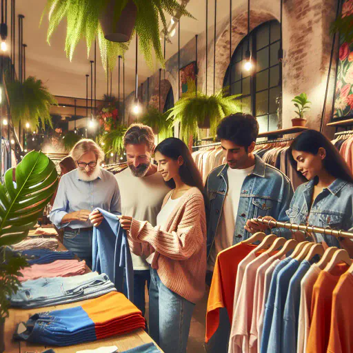 Illustration for Casual Shopping