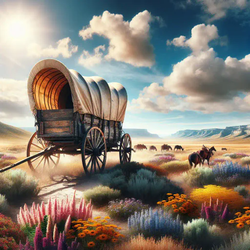 Illustration for Horse-drawn Image