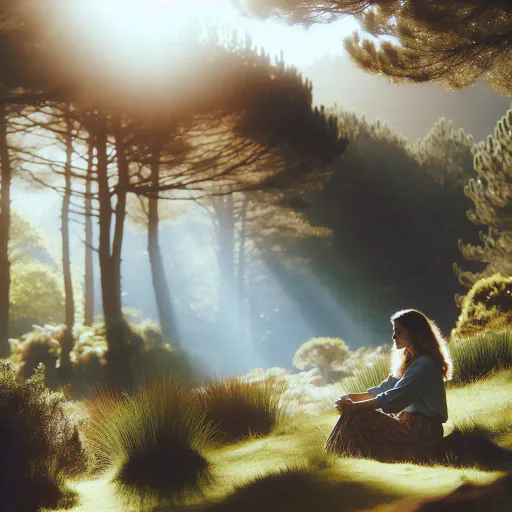 Illustration for Peaceful Setting