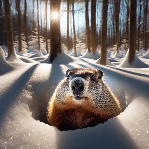 Illustration for Groundhog Day