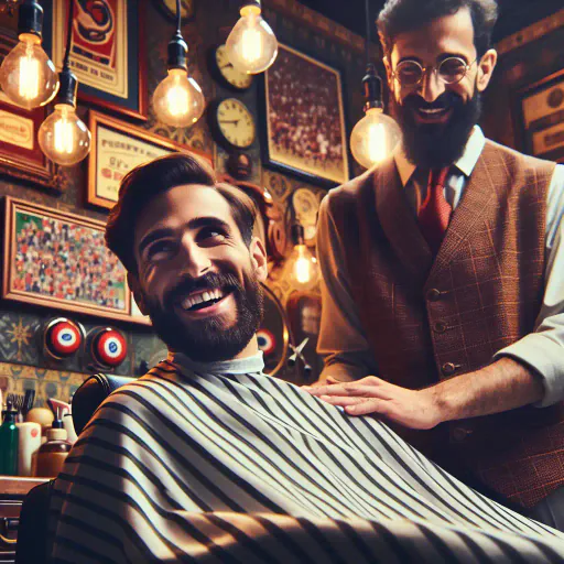 Illustration for Barber Shop Culture
