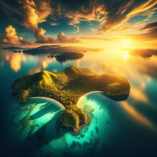 Illustration for Natural Scenery
