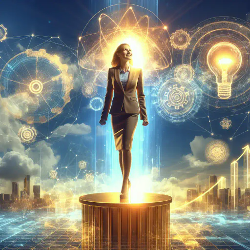 Illustration for Conveys Success