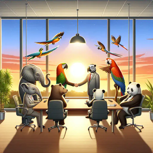 Illustration for Workplace Setting