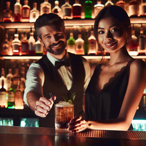 Illustration for Mixing Drinks