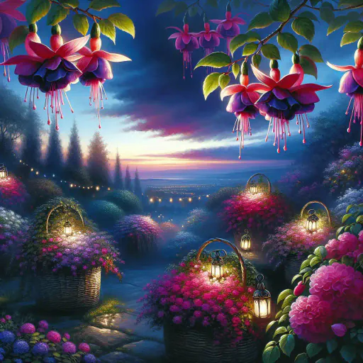 Illustration for Hanging Blooms