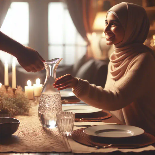 Illustration for Dinner Table