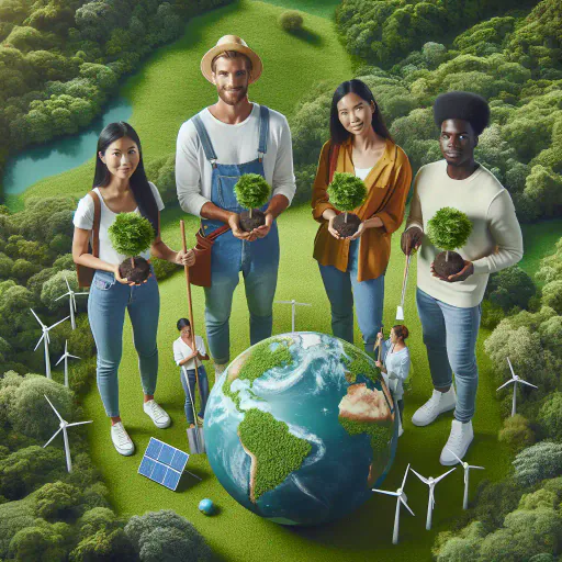 Illustration for Environmental Responsibility