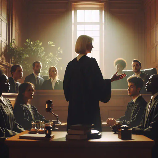 Illustration for Courtroom Context